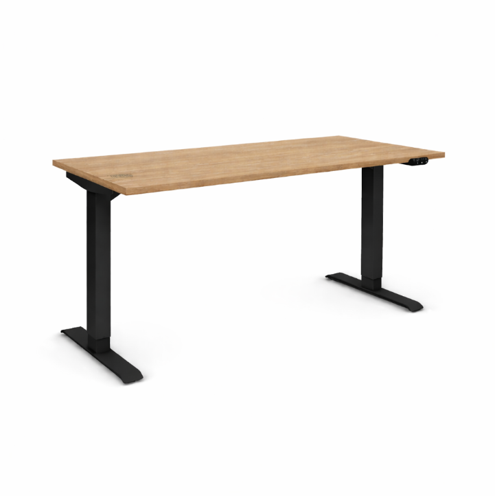 Aspen with Black Powder Coat Height Adjustable Desk